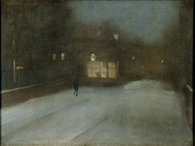 Gris et Or - Neige à Chelsea - James Abbott McNeill Whistler