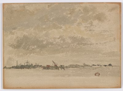 Gris et argent – Purfleet - James Abbott McNeill Whistler