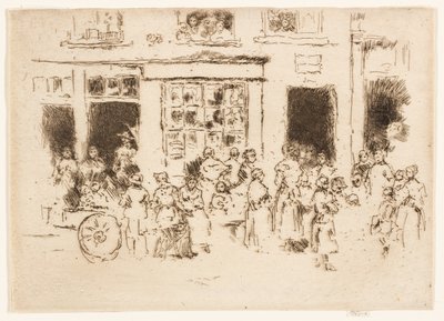 Rue Haute, Bruxelles - James Abbott McNeill Whistler