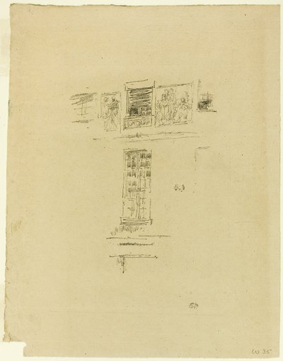 Hôtel Colbert, Fenêtres - James Abbott McNeill Whistler