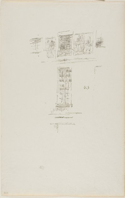 Hôtel Colbert, fenêtres - James Abbott McNeill Whistler