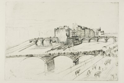 Île de la Cité, Paris - James Abbott McNeill Whistler