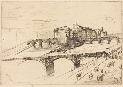 Île de la Cité, Paris - James McNeill Whistler