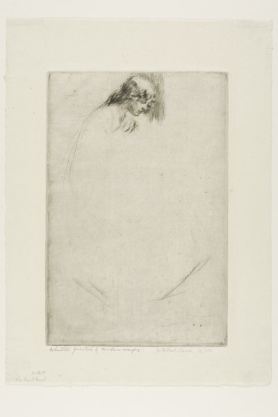 La tête penchée de Jo - James McNeill Whistler
