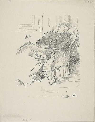 La Belle Dame endormie - James Abbott McNeill Whistler