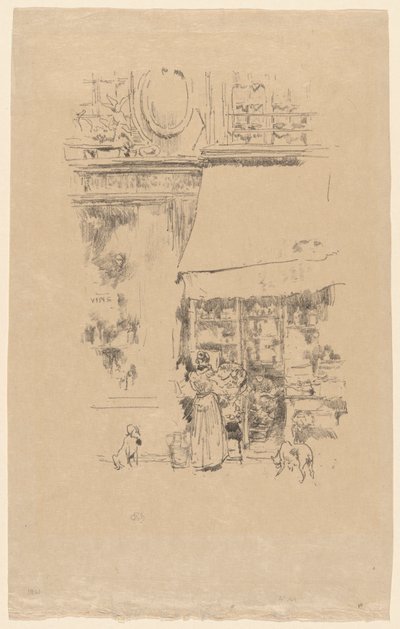 La Fruitière de la rue de Grenelle - James McNeill Whistler