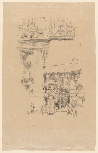 La Fruitière de la rue de Grenelle - James Abbott McNeill Whistler