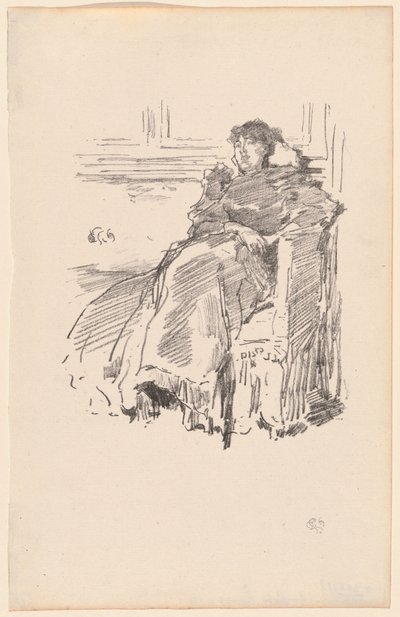La Robe Rouge - James Abbott McNeill Whistler
