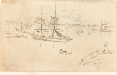 Lagune : midi - James Abbott McNeill Whistler
