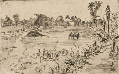 Paysage avec chevaux - James Abbott McNeill Whistler