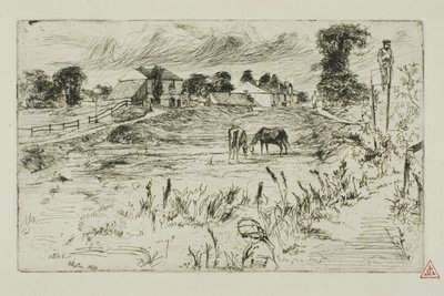 Paysage avec chevaux - James Abbott McNeill Whistler