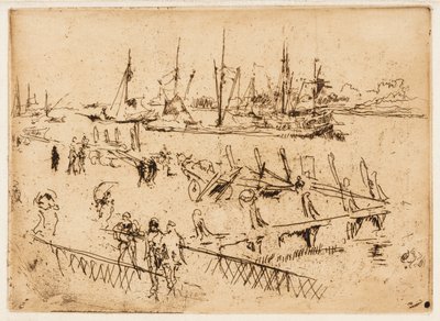 Petit Dordrecht - James Abbott McNeill Whistler