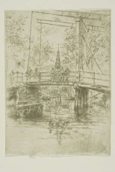 Petit Pont-Levis, Amsterdam - James Abbott McNeill Whistler