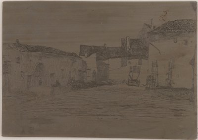 Liverdun. Une des <em>Douze gravures de la nature</em> - James Abbott McNeill Whistler