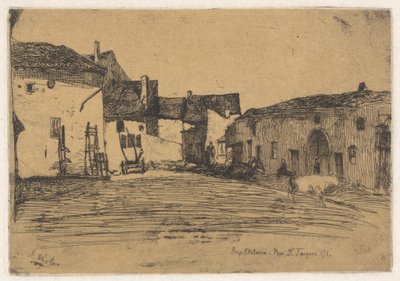 Liverdun, de la série française (Douze Eaux-Fortes) - James Abbott McNeill Whistler