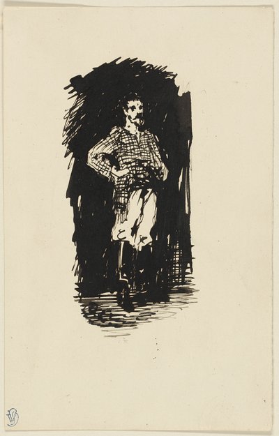 Homme en chemise à carreaux - James McNeill Whistler
