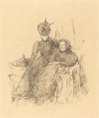 Mère et fille - James Abbott McNeill Whistler