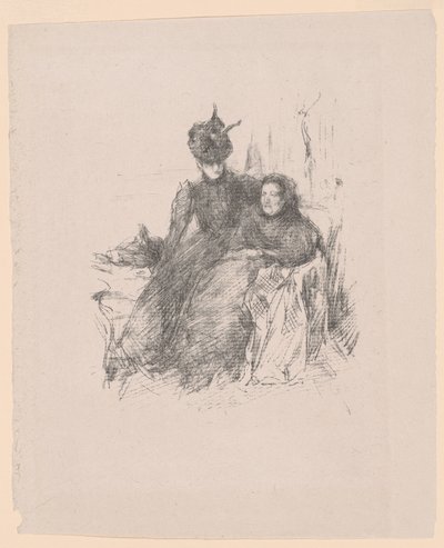 Mère et fille [La Mère Malade] - James McNeill Whistler