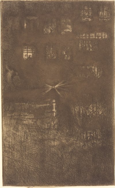 Nocturne : Maison de danse - James Abbott McNeill Whistler