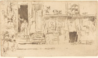 Boutique de vieux vêtements, No.II - James Abbott McNeill Whistler