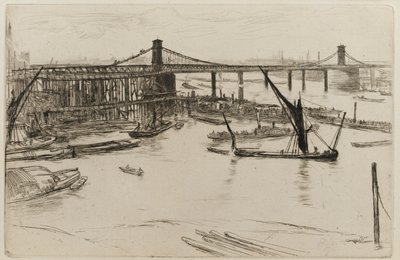 Vieux pont de Hungerford - James Abbott McNeill Whistler