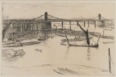 Vieux pont de Hungerford - James Abbott McNeill Whistler
