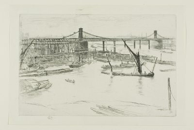 Vieux pont de Hungerford - James Abbott McNeill Whistler