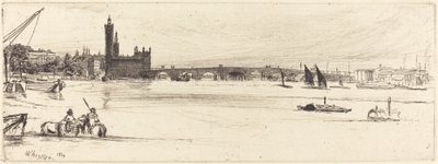 Vieux pont de Westminster - James Abbott McNeill Whistler