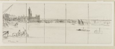 Vieux pont de Westminster - James Abbott McNeill Whistler