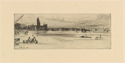 Vieux pont de Westminster - James Abbott McNeill Whistler