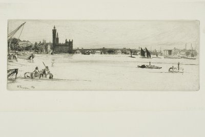 Vieux pont de Westminster - James Abbott McNeill Whistler