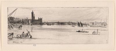 Vieux pont de Westminster - James Abbott McNeill Whistler