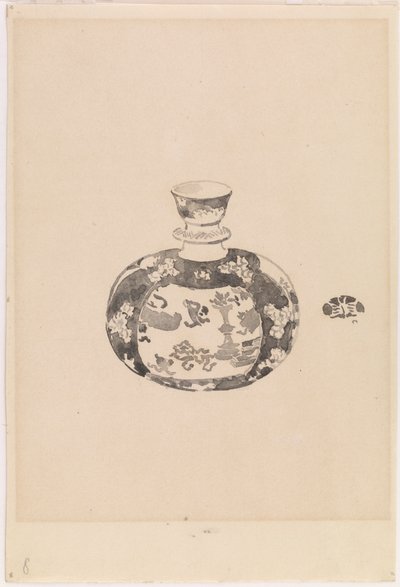 Pot à gingembre oviforme avec couvercle en forme de cloche - James Abbott McNeill Whistler