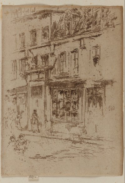 Petite Rue au Beurre, Bruxelles - James Abbott McNeill Whistler