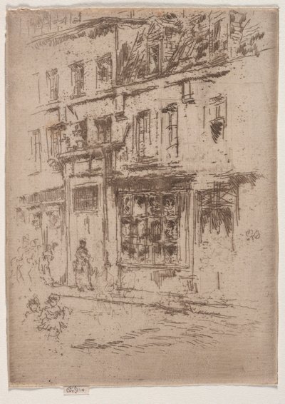Petite Rue au Beurre, Brussels - James McNeill Whistler