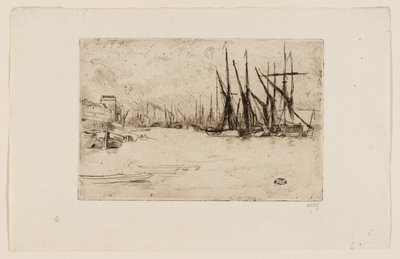 Quai Pickle Herring - James Abbott McNeill Whistler