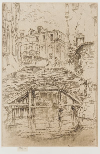 Ponte del Piovan - James Abbott McNeill Whistler