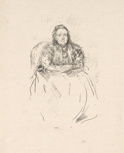Étude de portrait : Mme Philip - James Abbott McNeill Whistler