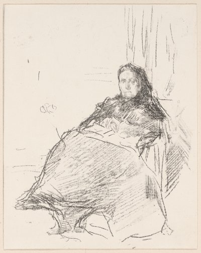 Étude de portrait : Mme Philip, No. 2 - James Abbott McNeill Whistler