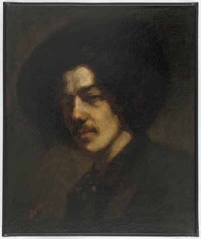 Portrait de Whistler avec un chapeau - James Abbott McNeill Whistler