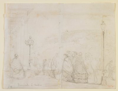 Promenade à Baden - James Abbott McNeill Whistler