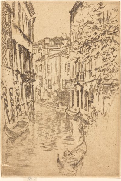 Canal tranquille - James Abbott McNeill Whistler