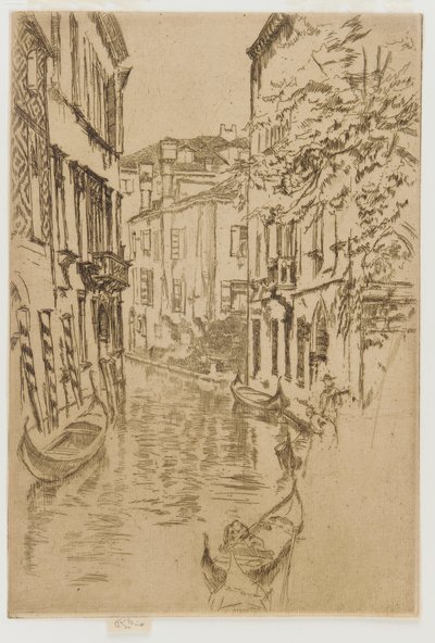 Canal tranquille - James Abbott McNeill Whistler