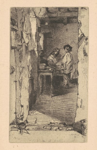 Chiffonniers, Quartier Mouffetard, Paris - James Abbott McNeill Whistler