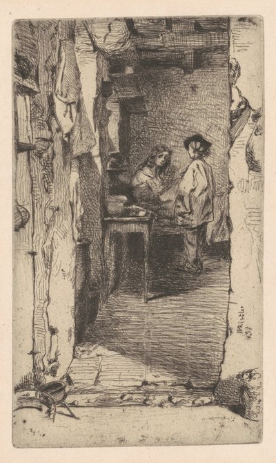Chiffonniers, Quartier Mouffetard, Paris - James Abbott McNeill Whistler