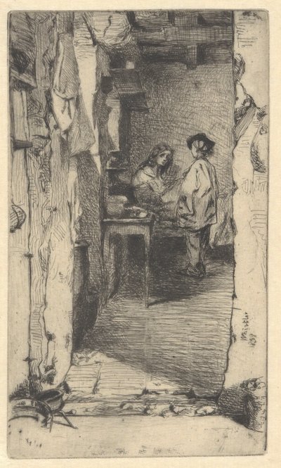 Chiffonniers, Quartier Mouffetard, Paris - James Abbott McNeill Whistler