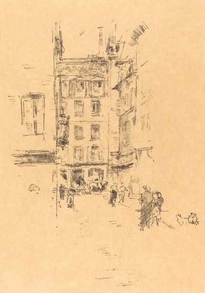 Rue Furstenburg - James Abbott McNeill Whistler