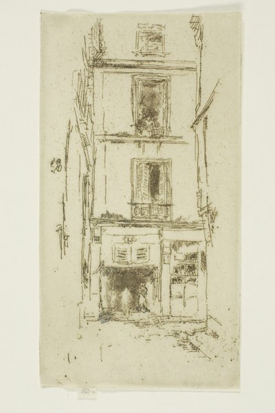 Rue des Bons Enfants, Tours - James Abbott McNeill Whistler