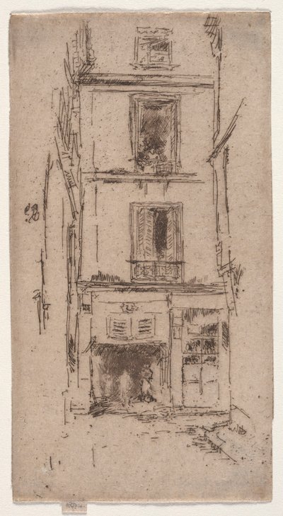 Rue des Bons Enfants, Tours - James McNeill Whistler
