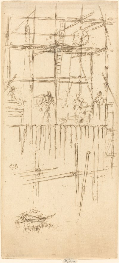 Échafaudage de Savoie - James Abbott McNeill Whistler